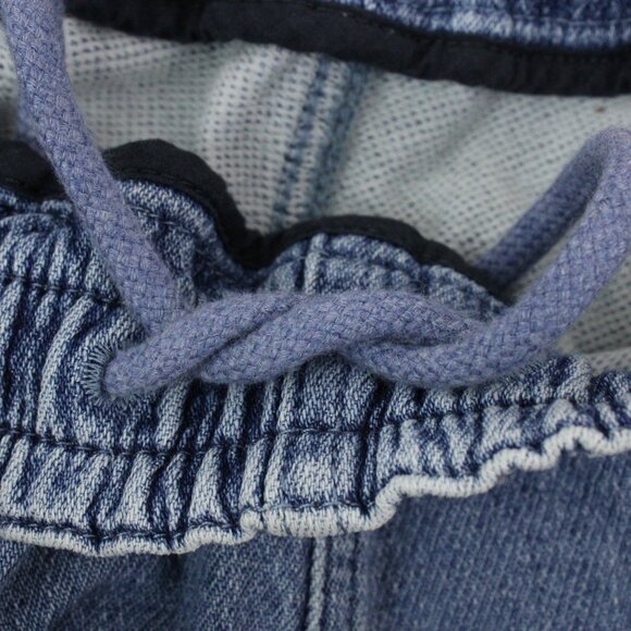 NWT Diesel Tapered D-Lab Track Denim 09D01 Joggers in Light Blue Size Small - Picture 4 of 9